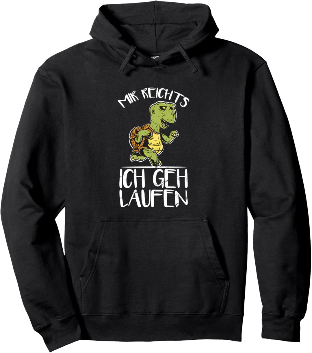 Mir Reichts Ich Geh Laufen Damen Läuferin Joggen Schildkröte Pullover Hoodie