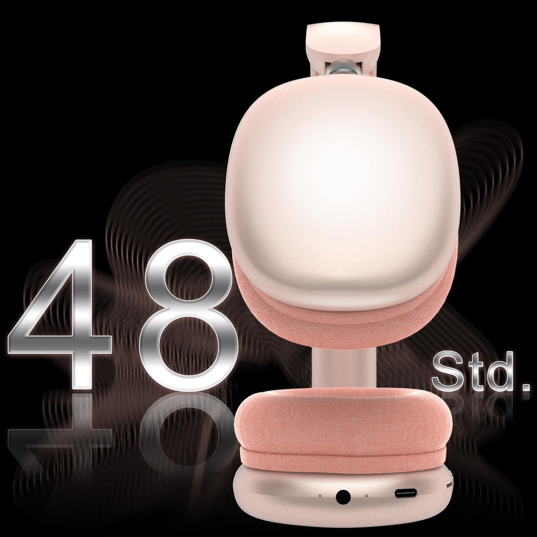 Bluetooth Over-Ear-Kopfhörer Kabellos, Hi-Fi Stereo mit Freisprechen, 30 Std Spielzeit, Sprachassist