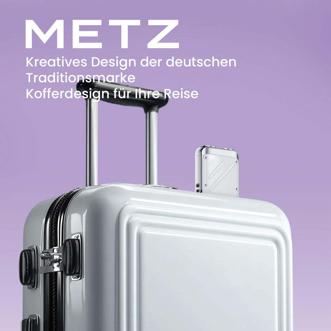 METZ Traveller Elektrorasierer Herren, Tragbarer Rasierer mit Reiseetui, IPX7 Wasserdicht electric S