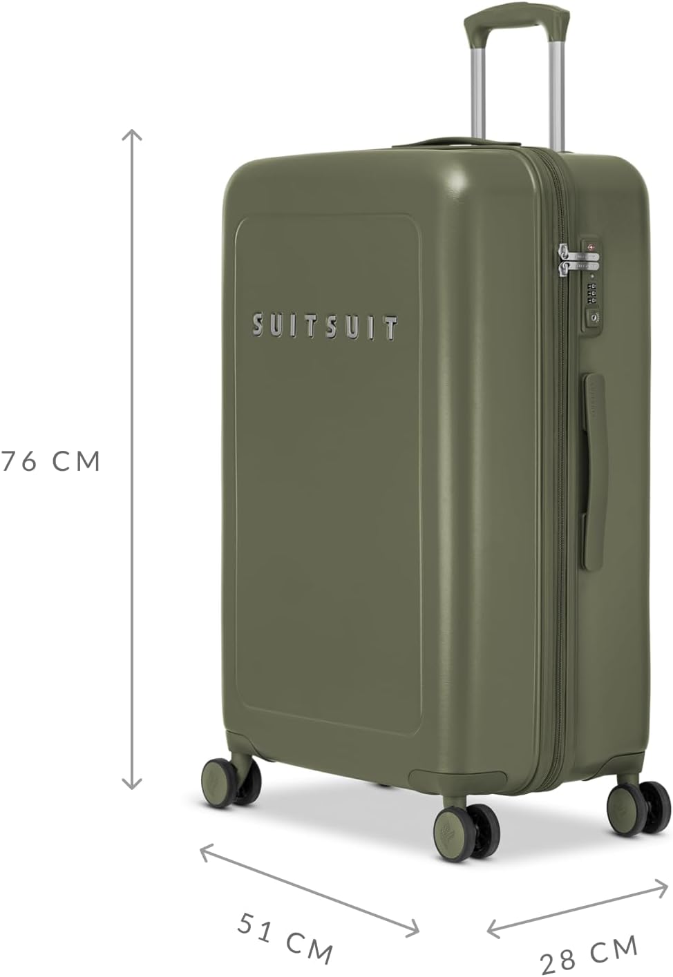 SUITSUIT Kofferset 2 teilig - Handgepäck Koffer - Reisekoffer Gross - Koffer Leicht - Hartschalenkof