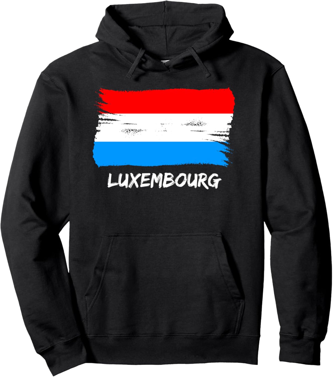 Luxemburgische Flagge Luxemburg Team Fan Pullover Hoodie