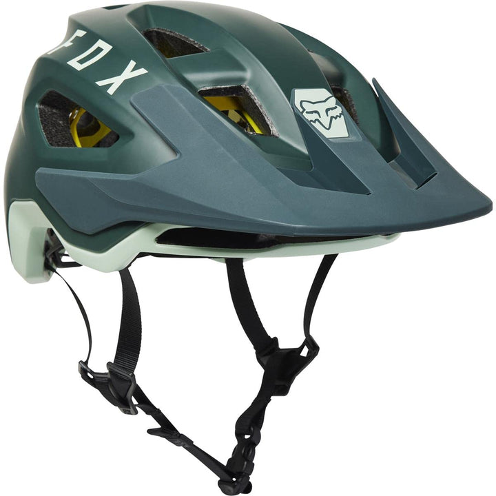FOX Enduro MTB-Helm Speedframe Emerald Grün L, Grün L