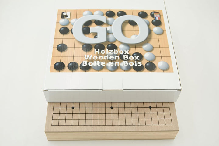 Hebsacker Verlag - 19x19 Go-Holzbox mit Schubladen