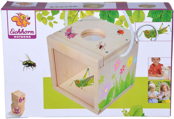 Eichhorn - Outdoor Insekten-Beobachtungsbox, zum zusammenbauen und bemalen, inkl. Farbe und Pinsel,