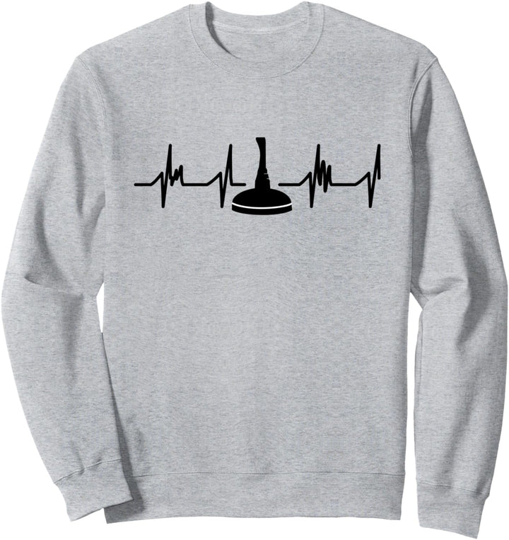 Lustiges Eisstockschiessen Stockschützen Stocksport Sweatshirt