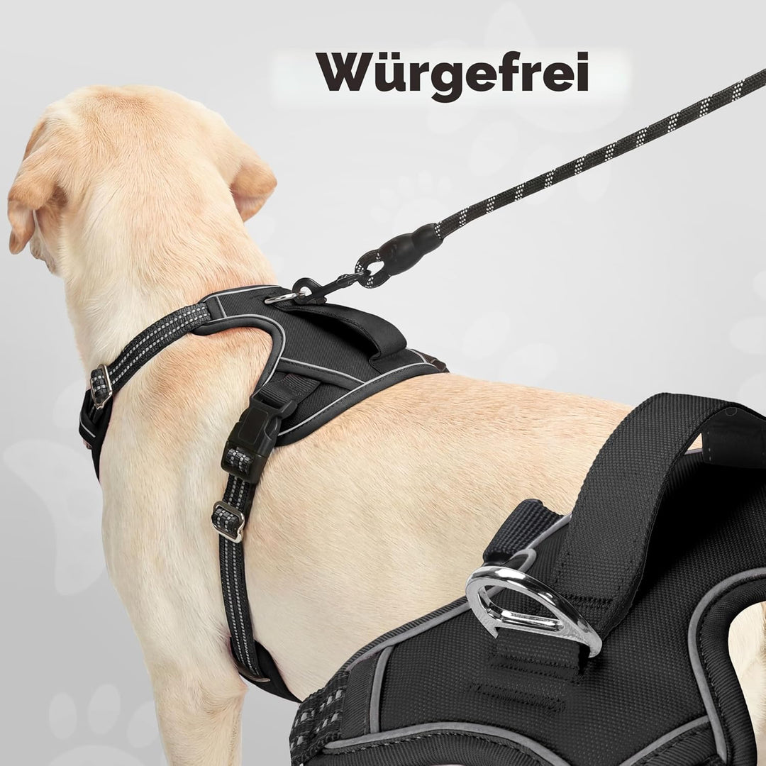 Funfox Hundegeschirr Kleine Hunde No Pull Welpengeschirr Einstellbar Hundegeschirr Anti Zug Sicherhe