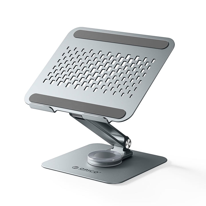 ORICO Laptop Ständer Höhenverstellbar mit 360° Drehsockel, Faltbarer Ergonomischer Notebook Ständer