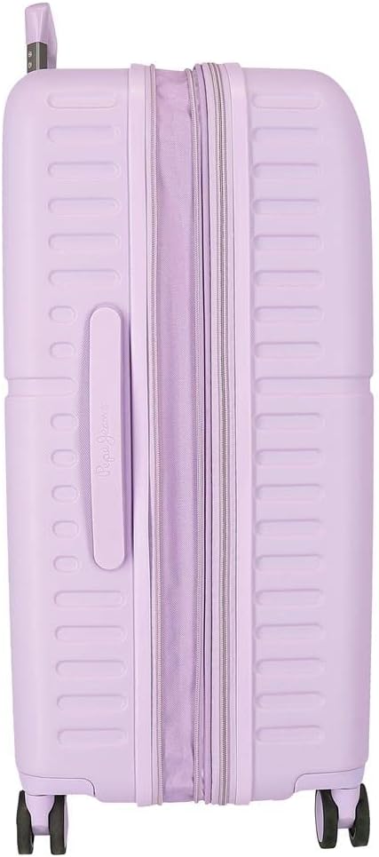 Pepe Jeans Accent Mittelgrosser Koffer, Maleta mediana Lila, Lila
