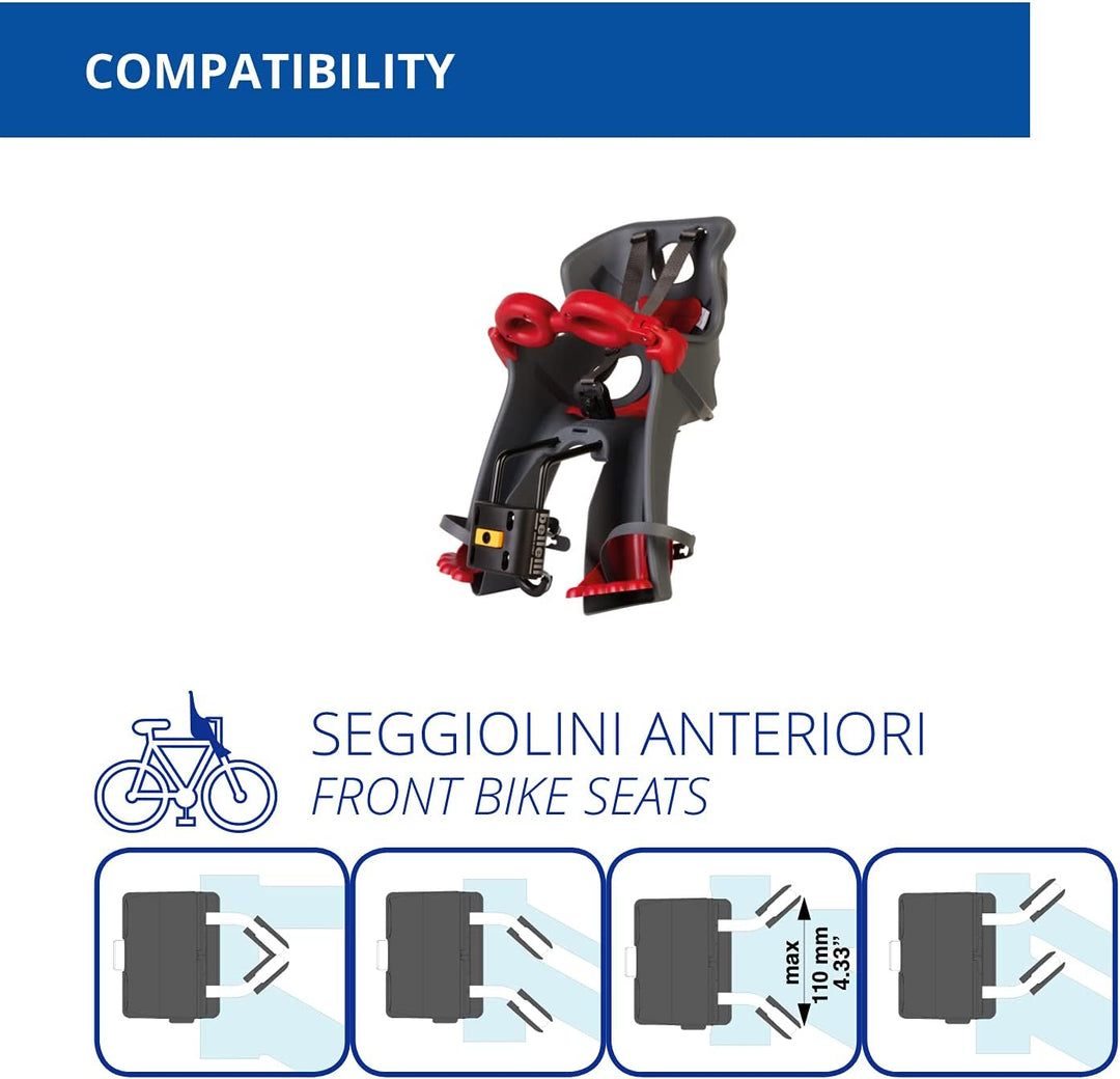 BELLELLI Attacco B-Fix per Seggiolini Anteriori e Posteriori Diametro: