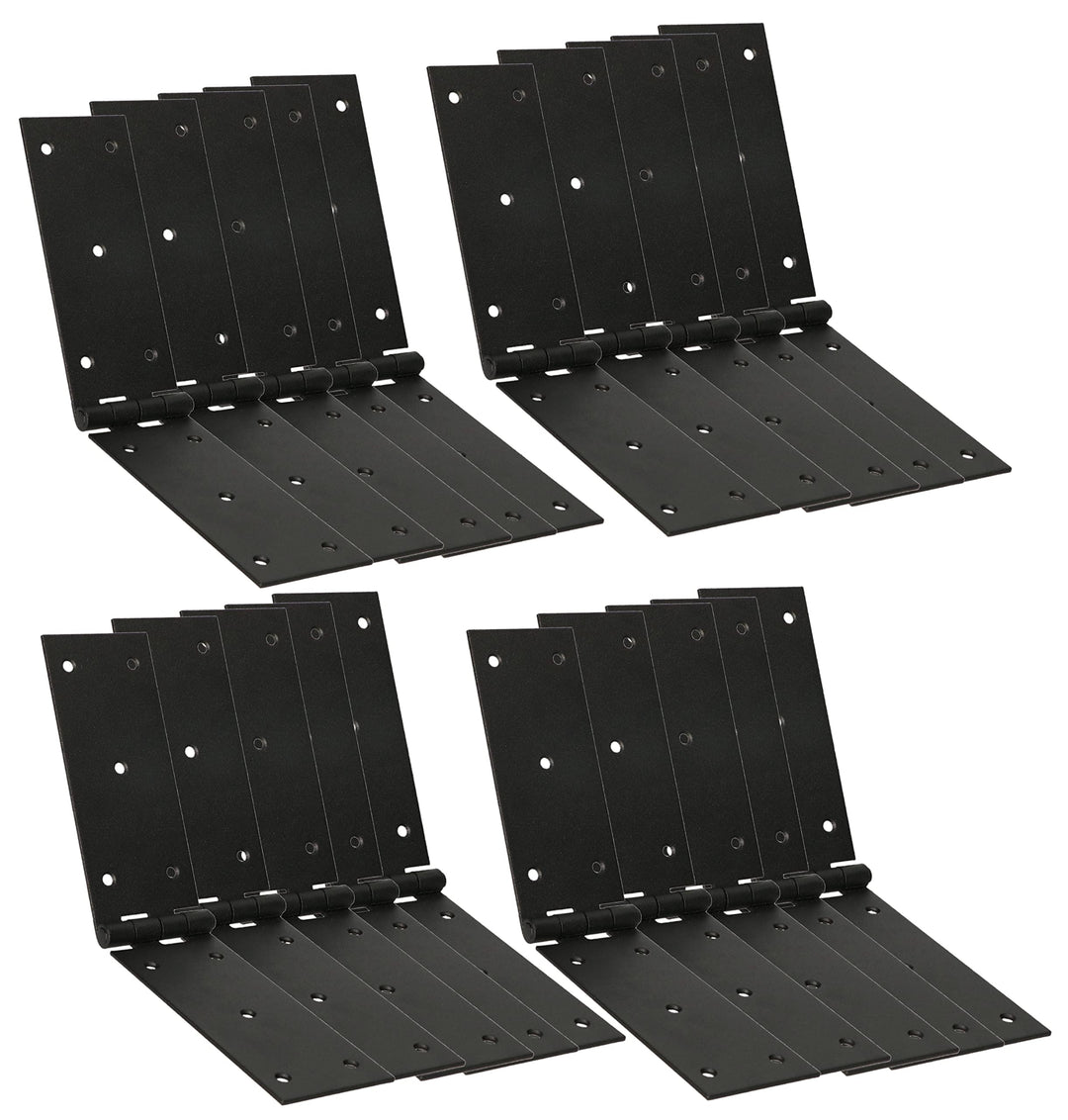 KOTARBAU® 25er Set Türscharnier Kistenband Möbelscharnier 250x50 mm Gerollt Schwarz 250x50 mm 25er S