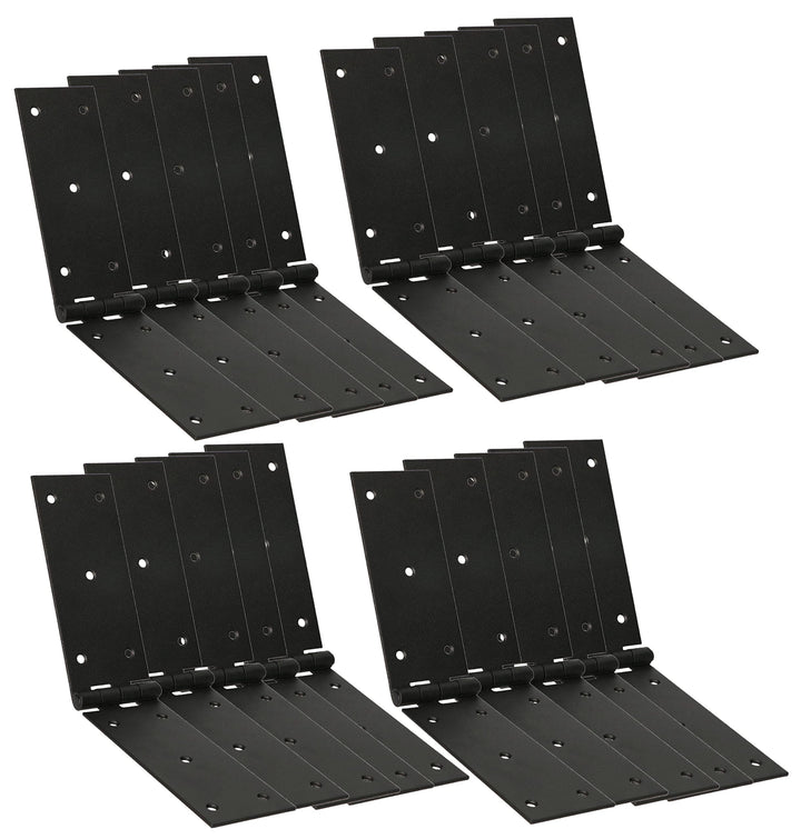 KOTARBAU® 25er Set Türscharnier Kistenband Möbelscharnier 250x50 mm Gerollt Schwarz 250x50 mm 25er S