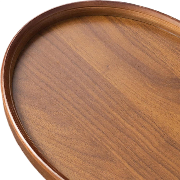 Serviertabletts Aus Holz – Ovales Display, Retro-Heimdekoration | Dekorative Holztabletts Für Lebens