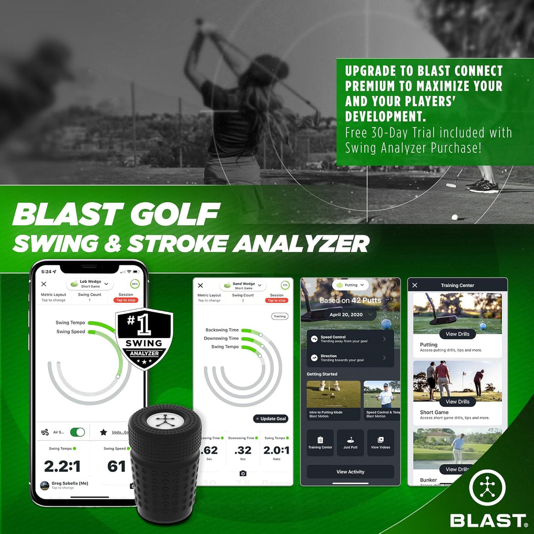 Blast Swing Analyzers (Sensor) Advanced Player Development for Every Level, Analyzes Swings, Tracks