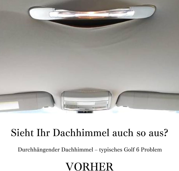 CASPORT Dachhimmel am Brillenfach löst Sich selbstgemacht Reparaturset einfach ersatz für Golf MK5 2