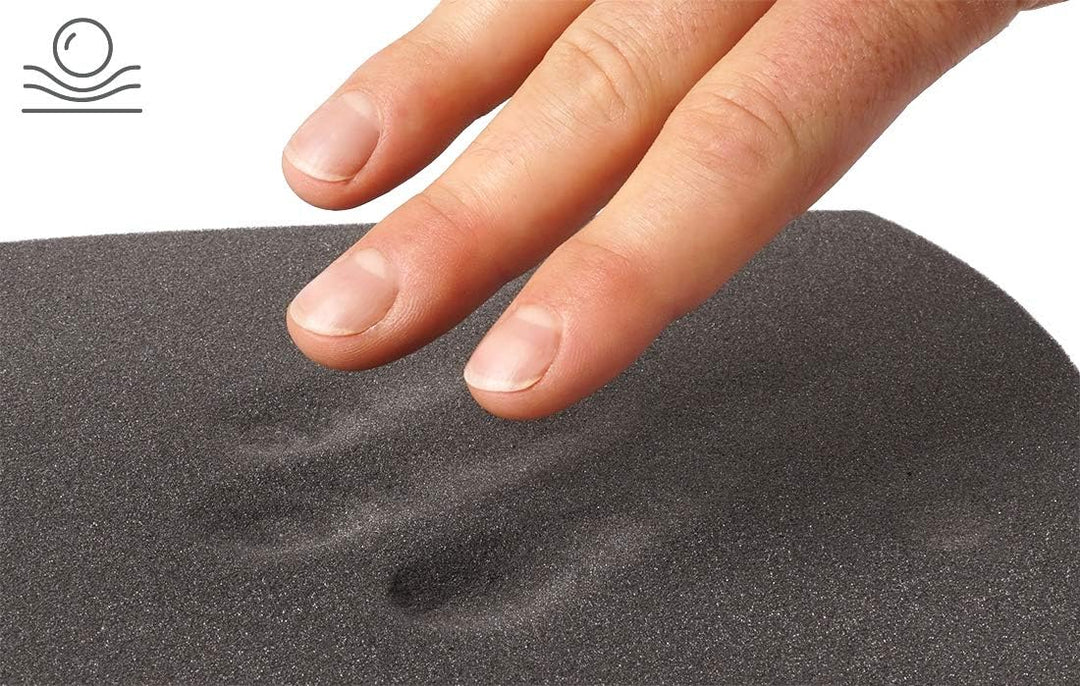 Equinate Kurzgurt Fremont mit 20mm Memory Foam 50cm - anatomischer Bauchgurt, Dressurgurt, Sattelgur