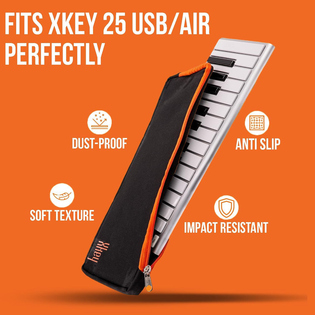 CME Xkeycase Schutzhülle, Schwarz/Orange