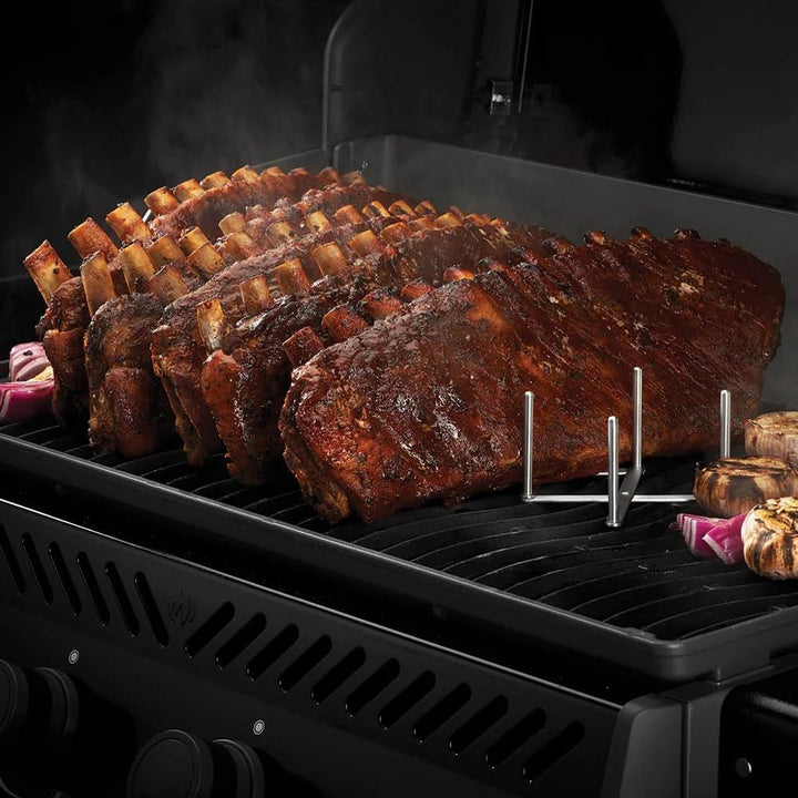 Napoleon Ausziehbarer Ständer zum Kochen von Ribs auf dem Grill