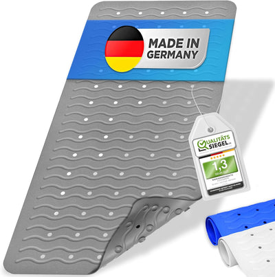 Königwerk Badewannenmatte rutschfest - 100% BPA frei [80x38cm] | Ohne PVC | Für puren Badespass | Ba
