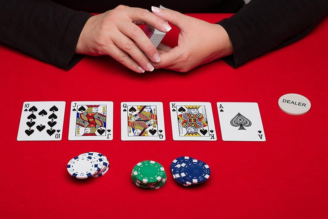 LANTUS Poker-Koffer 300-teilig | Pokerspiel 2 Etagen und Würfel | Koffer aus verstärktem Aluminium |