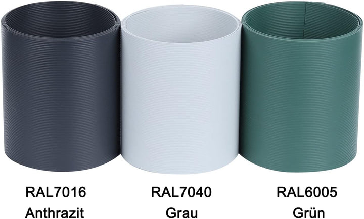 NAIMORUI 10 Stück Hart PVC Sichtschutzstreifen für Doppelstabmatten, 252,5 X 19 cm Sichtschutzstreif