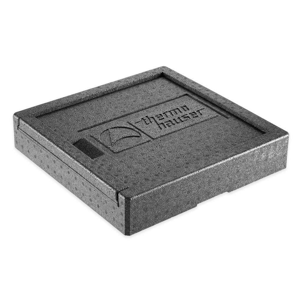 thermohauser Kühldeckel für EPP-Thermobox Pizza, 41.0 x 41.0 x 8.0 cm, Kühldeckel