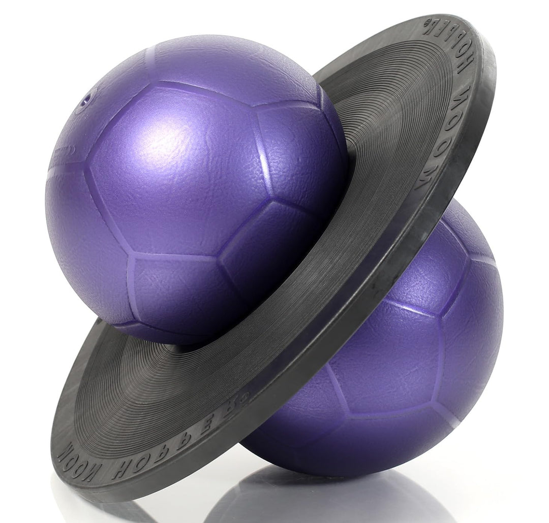 Togu Moonhopper Sport Hüpfball, Lila und Schwarz, Belastbar bis 110kg