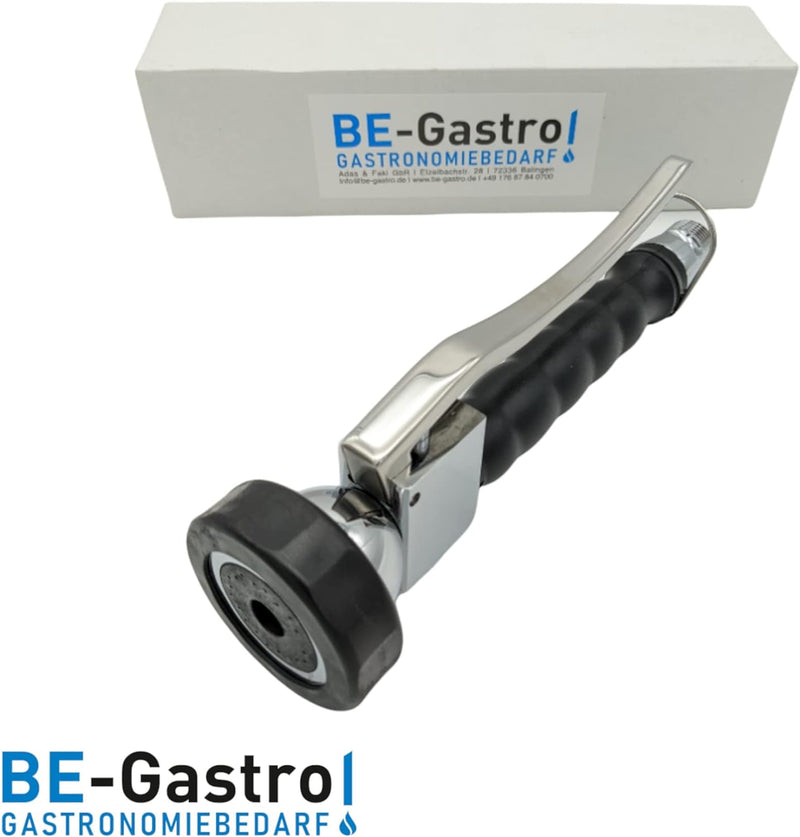 BE-GASTRO I Profi Gastro Handbrause (Schwarz | Blau) inkl. Feststellbügel | 1/2" Standard-AG | Edels