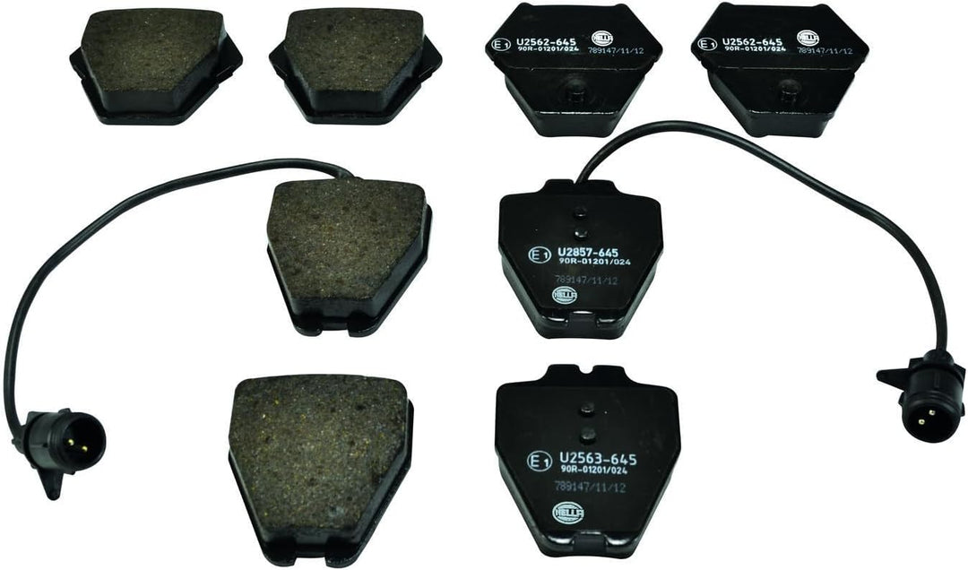 HELLA PAGID 8DB 355 008-791 Bremsbelagsatz - T1183 - Bremssystem: Lucas - mit integriertem Verschlei