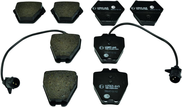 HELLA PAGID 8DB 355 008-791 Bremsbelagsatz - T1183 - Bremssystem: Lucas - mit integriertem Verschlei
