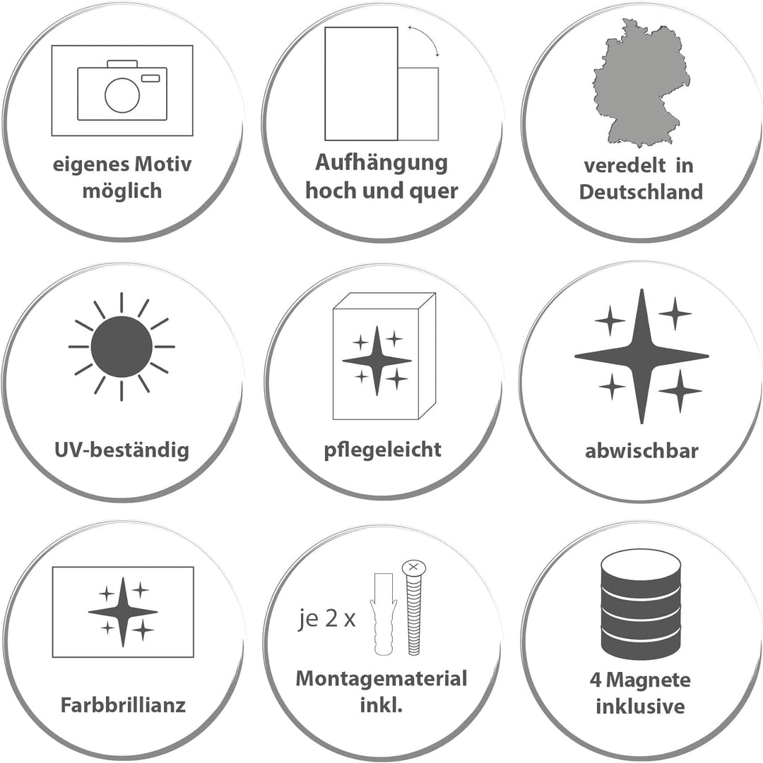 banjado® Magnettafel 37 x 78cm / Magnetwand aus Metall/Magnetpinnwand als Memoboard/Pinnwand Magnett
