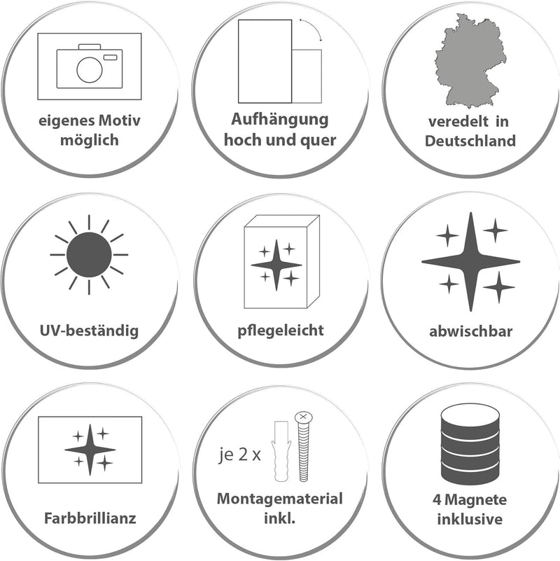 banjado® Magnettafel 78 x 37cm / Magnetwand aus Metall/Magnetpinnwand als Memoboard/Pinnwand Magnett