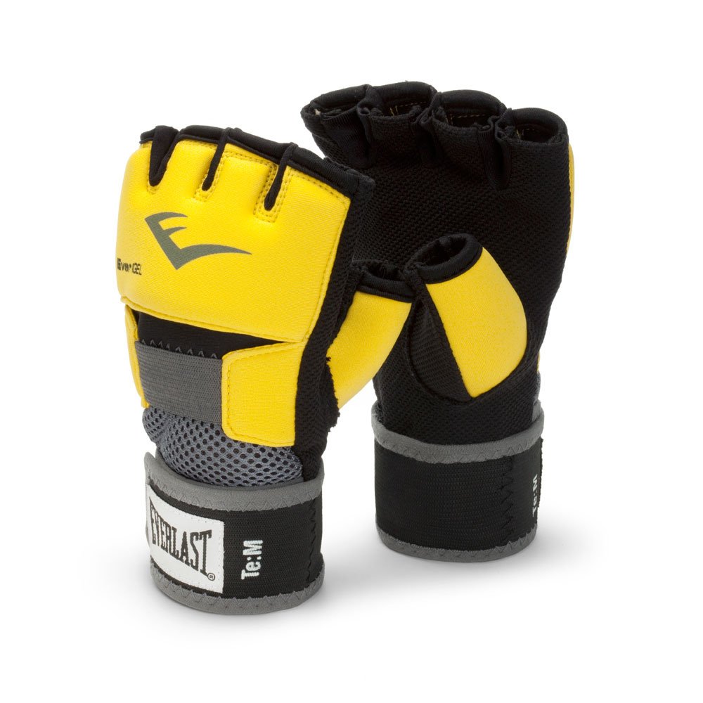 Everlast Unsiex - Erwachsene Sport Boxen Gelhandschuh Evergel Handwraps M gelb, M gelb