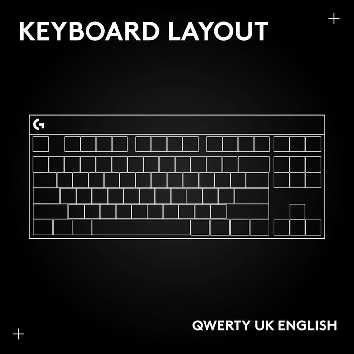 Logitech G PRO X TKL Lightspeed kabellose Gaming-Tastatur - Magenta - UK - Tactile