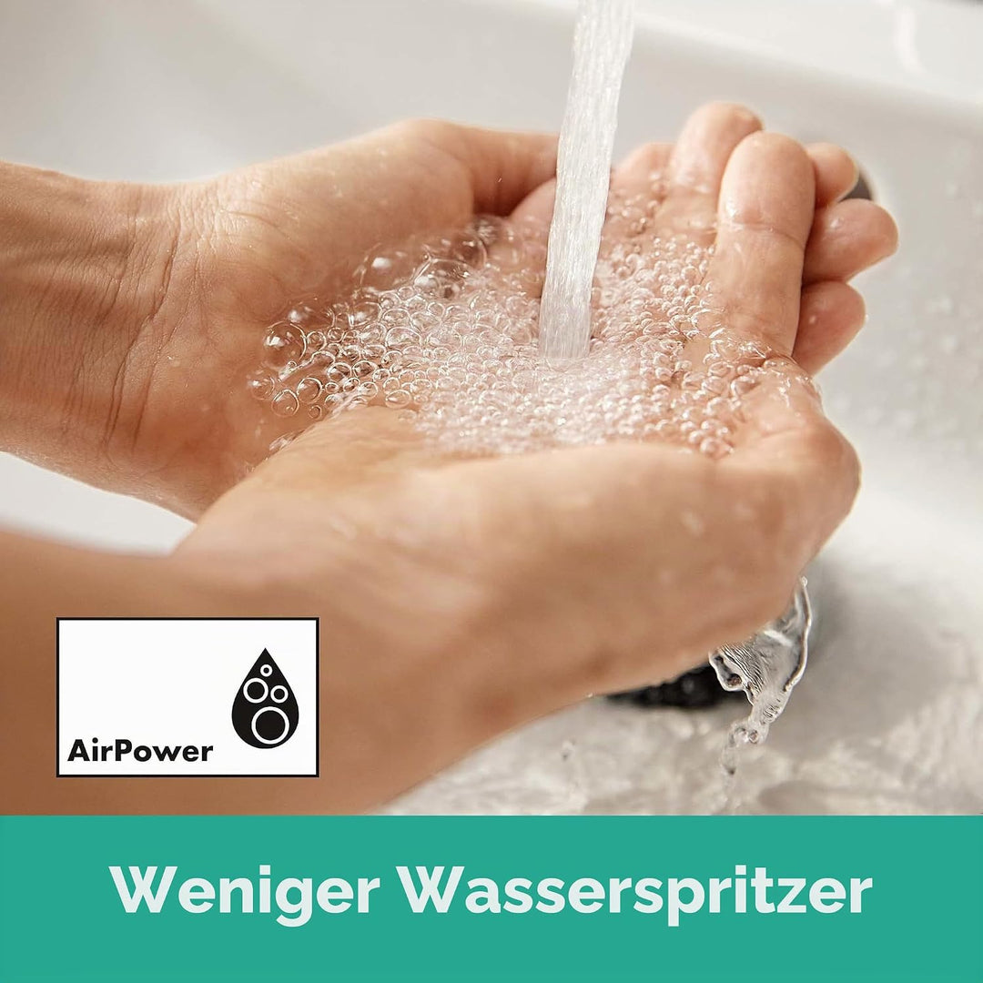 hansgrohe Standventil Rebris E, Wasserhah Bad für Kaltwasser mit Auslauf Höhe 80 mm, Badarmatur wass