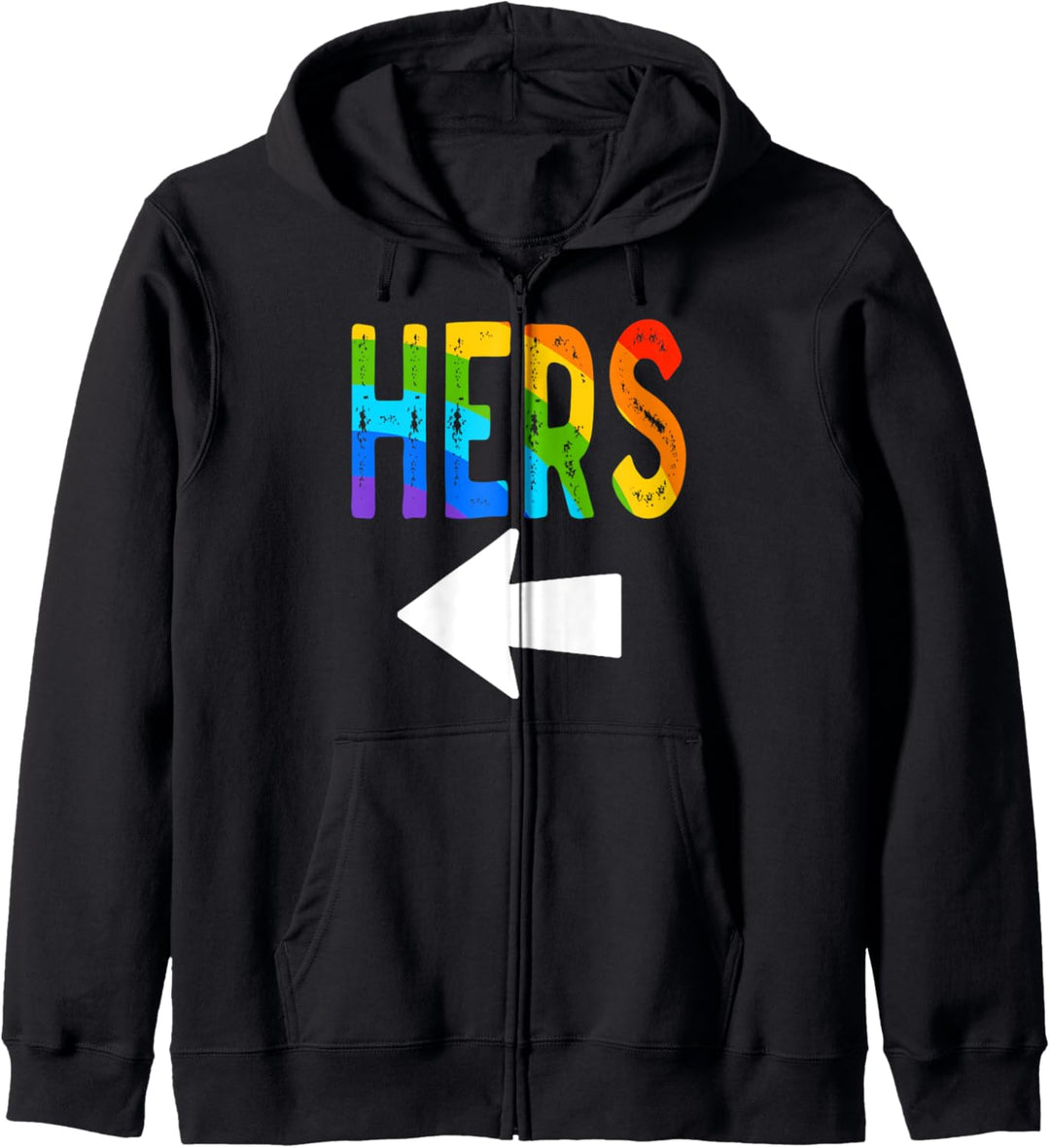 Lesbian Couples Matching Gay Pride LGBT Rainbow Funny Kapuzenjacke