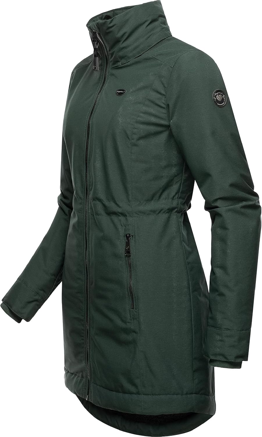 Ragwear Damen Wintermantel Warmer Parka lang wasserdicht mit Abnehmbarer Kapuze Dakkota XS-6XL XS Da