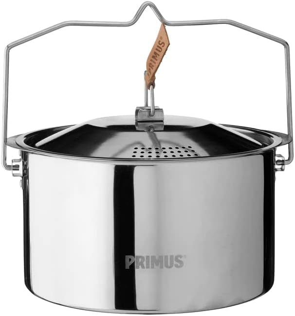 PRIMUS Campfire Pot Hordentopf Camping Kochgeschirr Campinggeschirr Silber 3 Liter, Silber 3 Liter
