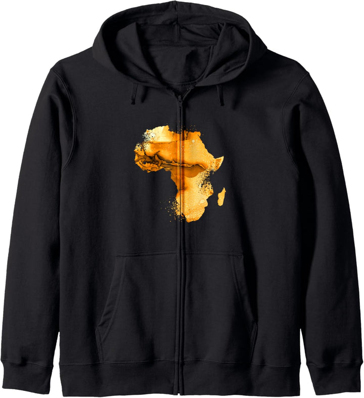 Afrika Silhouette | Safari Kleidung | Motiv Africa Afrika Kapuzenjacke