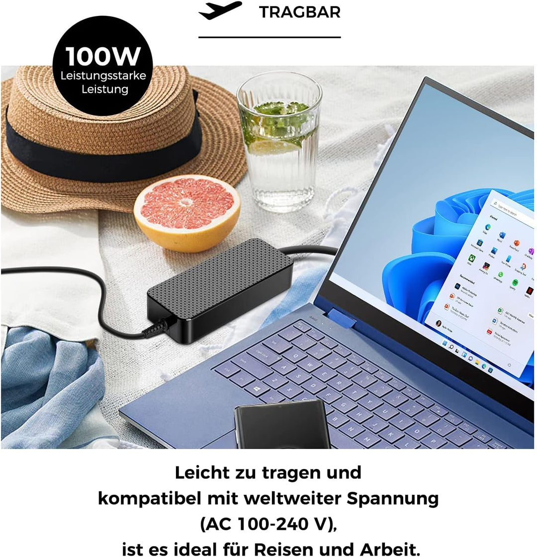 KFD 100W USB-C Ladegerät Netzteil für ASUS ROG Flow Z13 GZ301ZE-LC032W GX551 GX703 USB PD Dell XPS A