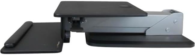 StarTech.com Height Adjustable Standing Desk Converter - Sit Stand Desk with One-finger Adjustment -