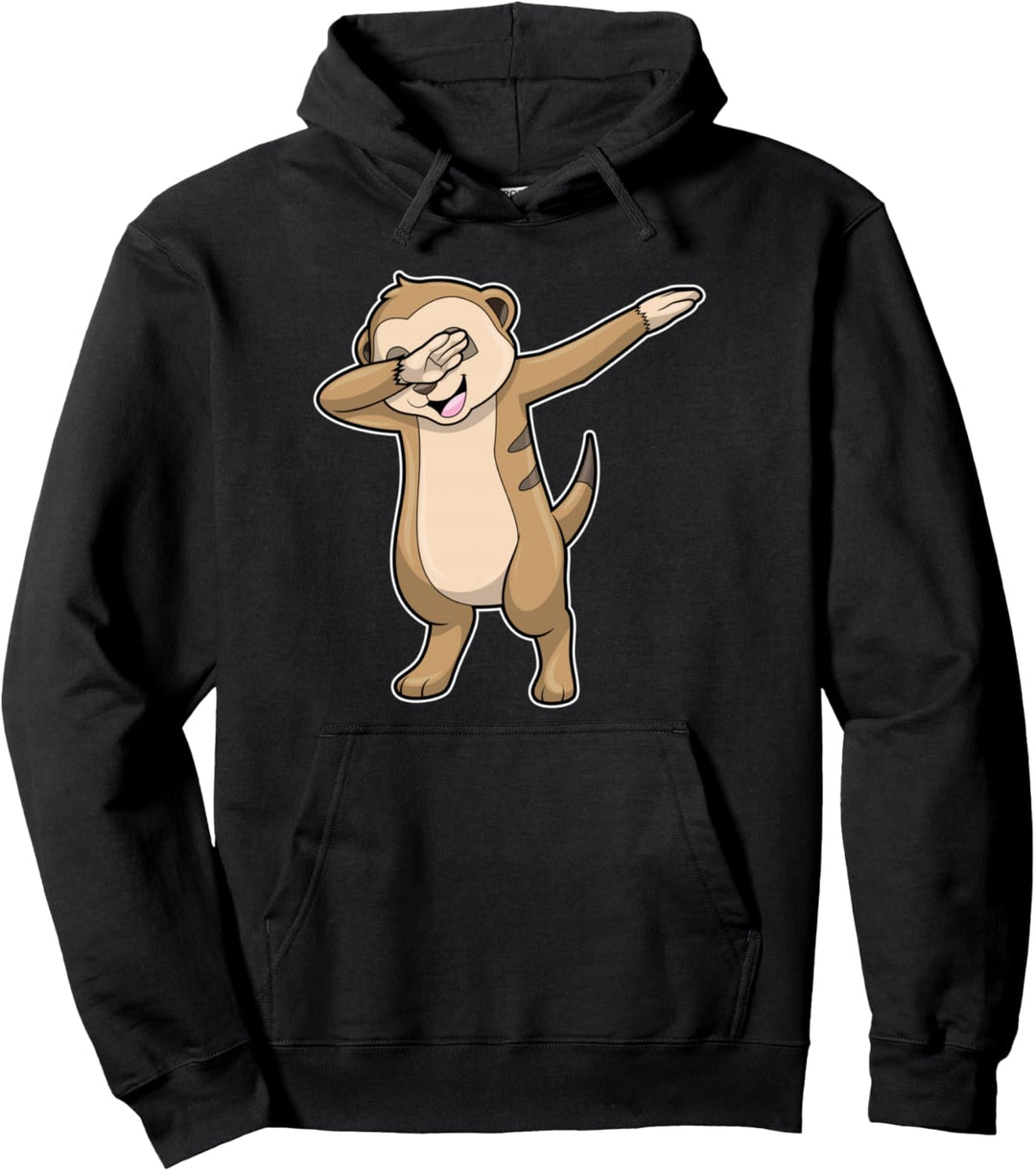 Erdmännchen Hip Hop Tanz Dab Pullover Hoodie