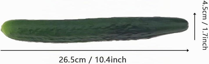 2 PCS Künstliche Soft PU Gurke Dekoration Haushalt Party Gefälscht Grün Realistisch Gemüse Faux Mode