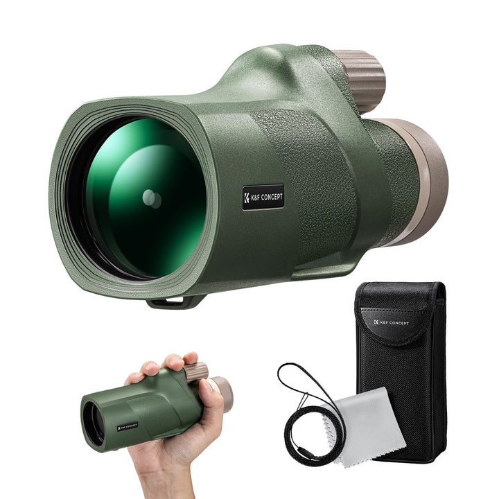 K&amp;F Concept Monokular Teleskop 12x50 HD Handy Fernrohr Mit Arca-Schnittstelle für Vogelbeobachtung,