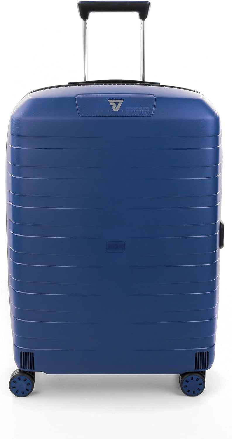 Roncato Trolley Medio 4r Exp. Box 4.0 Koffer, 69 cm, 90 liters, Blau (Azul)