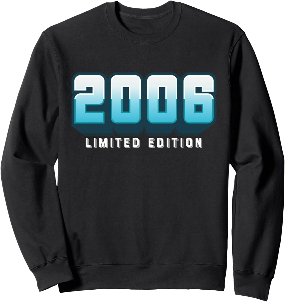 18. Geburtstag Junge Mädchen 18 Jahre 2006 Lustig Geschenk Sweatshirt