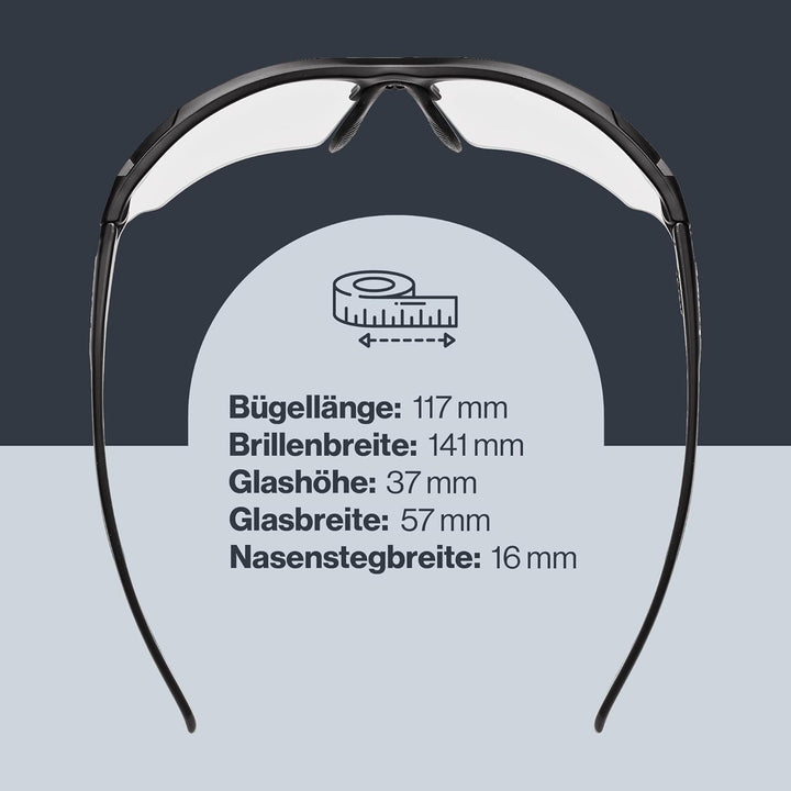 uvex sportstyle 802 V - Sportbrille für Damen und Herren - selbsttönend - beschlagfrei Einheitsgröss