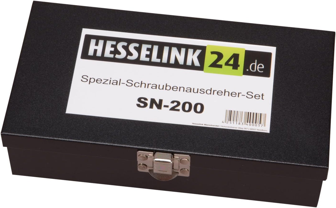Hesselink® SN-200 Schraubenausdreher Satz I öffnet auch viele Felgenschlösser in Sekundenschnelle I