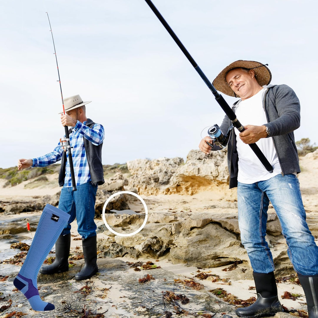 OTTERSHELL Original wasserdichte, atmungsaktive Kniestrümpfe. Für Outdoor-Aktivitäten: Golfen, Laufe