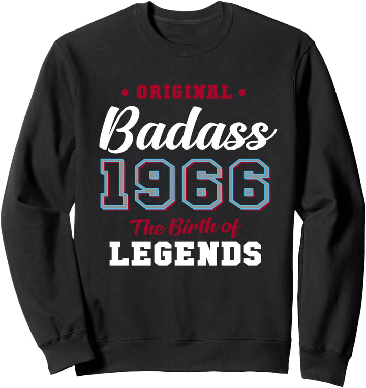 55. Geburtstagsgeschenk Badass Legend 1966 55 Jahren Sweatshirt