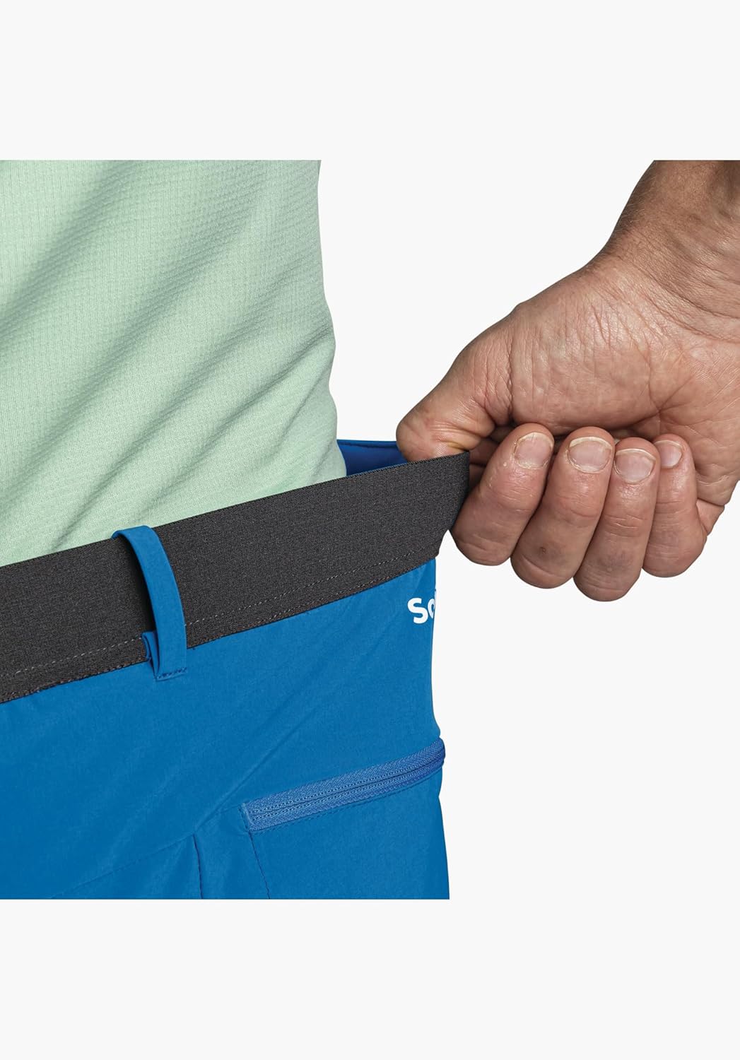 Schöffel Herren Shorts Hestad M, Kurze Wanderhose mit elastischem Bund, schnell trocknende Outdoor H